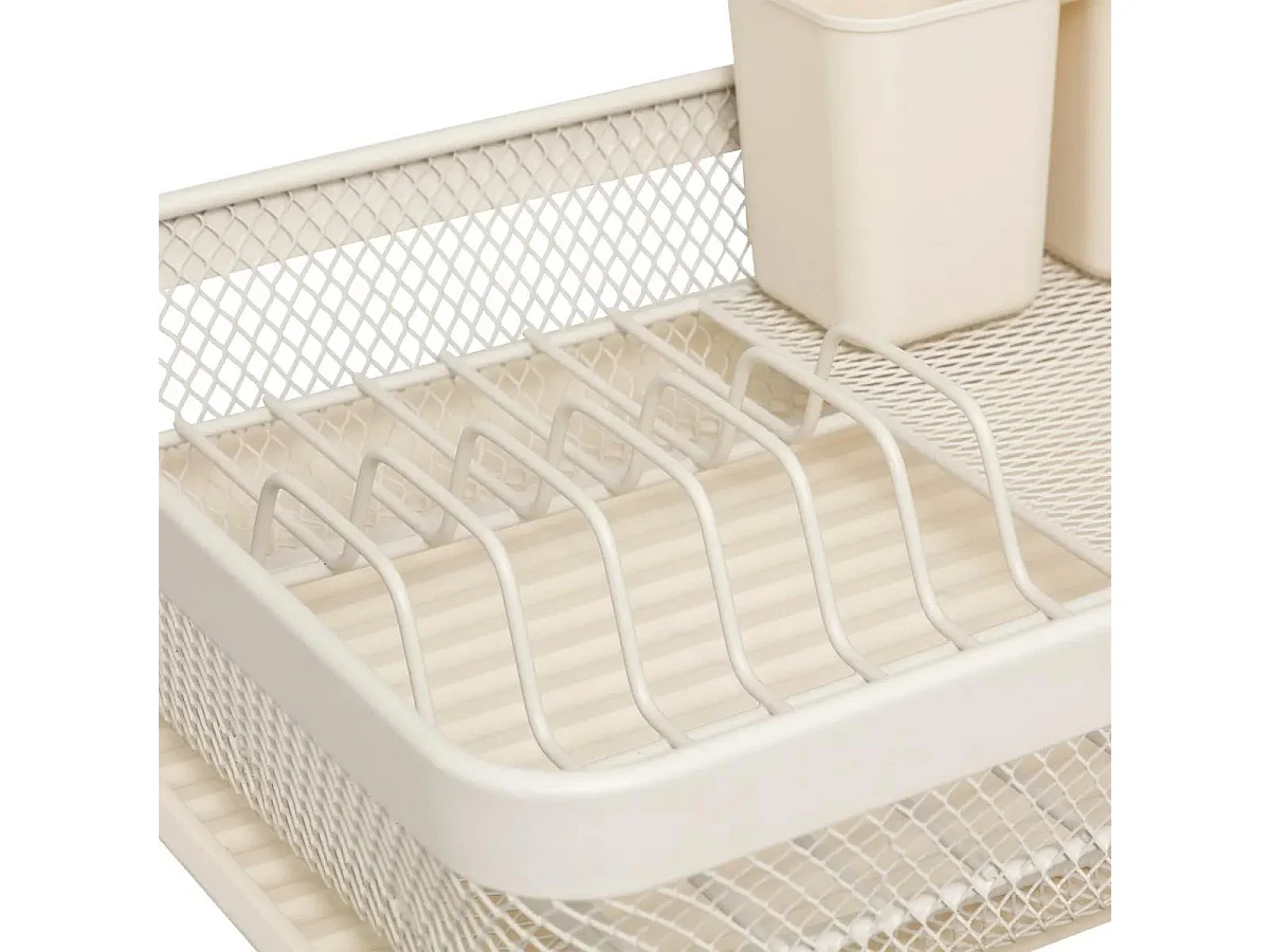 Égouttoir à Vaisselle en Métal "Mayaj" 43cm Beige