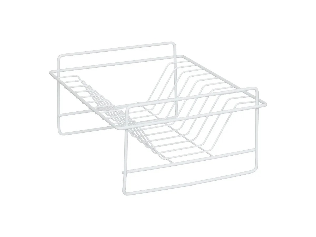 Égouttoir à Vaisselle 2 Niveaux "Naturéo" 48cm Blanc