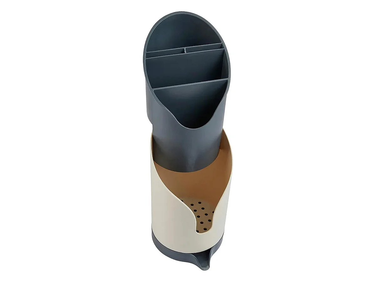 Égouttoir à Couverts 4 Compartiments "Néo" 20cm Beige