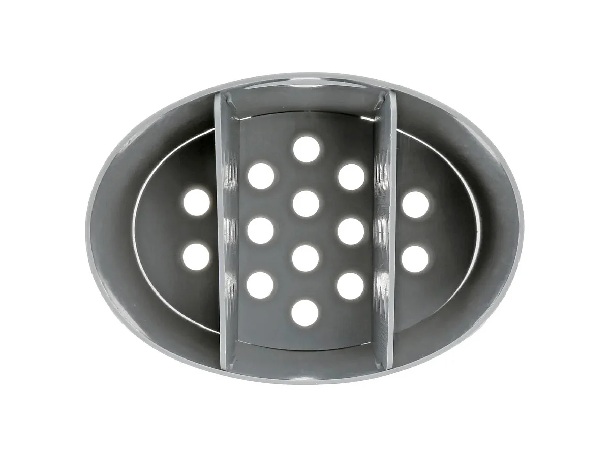 Égouttoir à Couverts "3 Compartiments" 14cm Gris