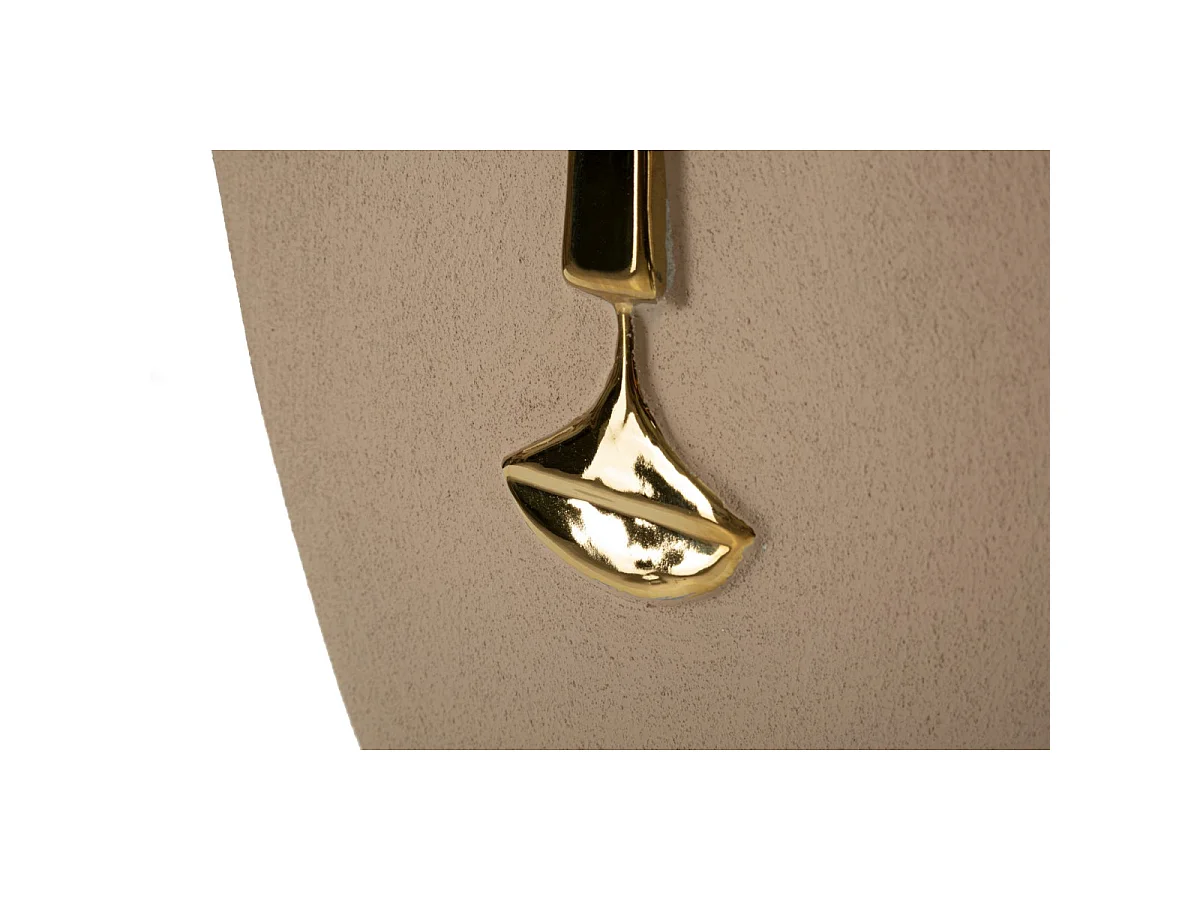 Déco Murale en Céramique "Lagos" 39cm Marron