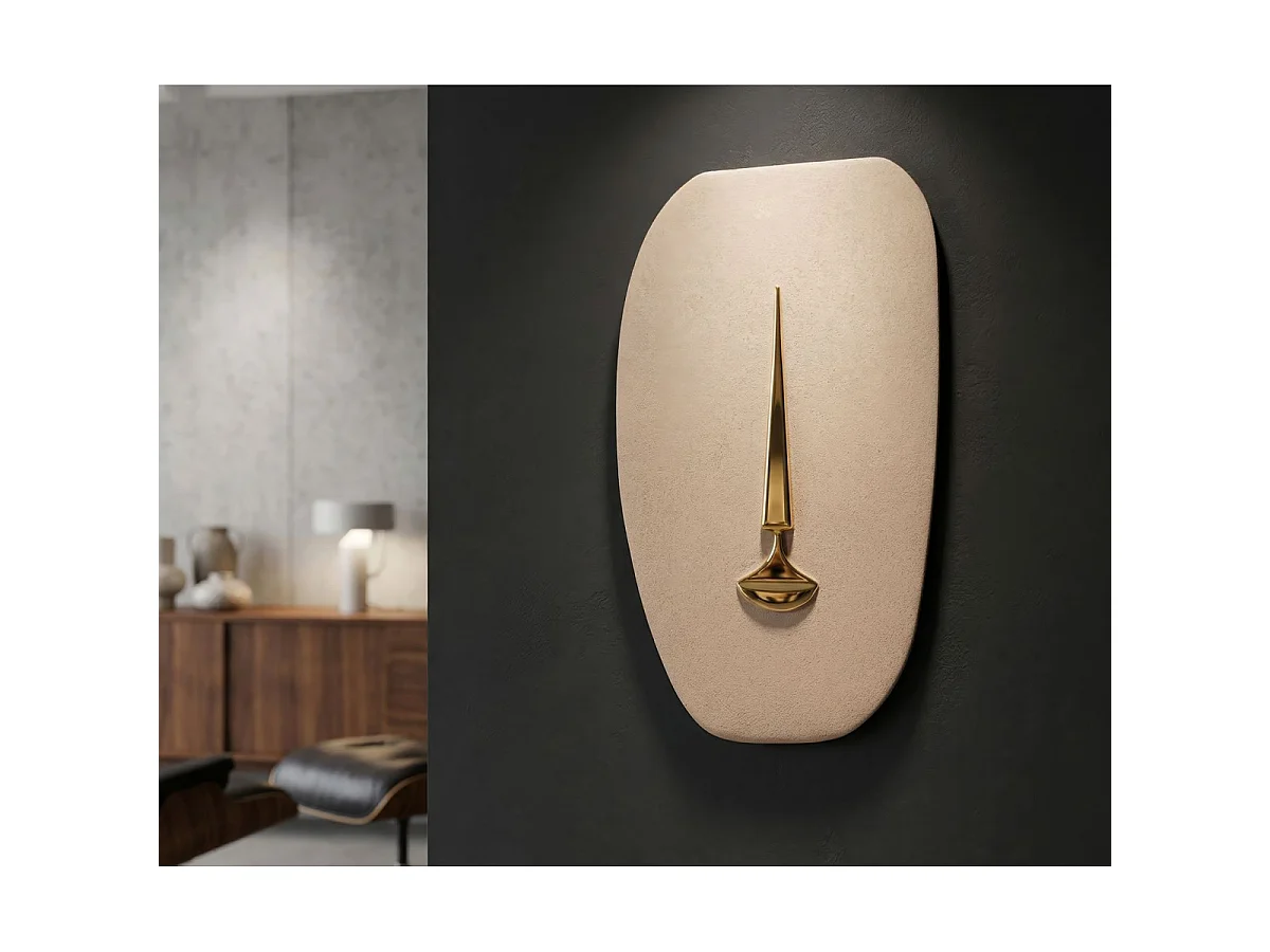 Déco Murale en Céramique "Lagos" 39cm Marron