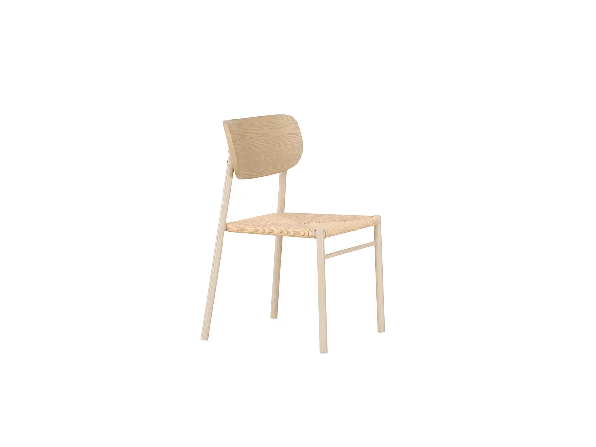 Chaise Design "Polly" 80cm Beige