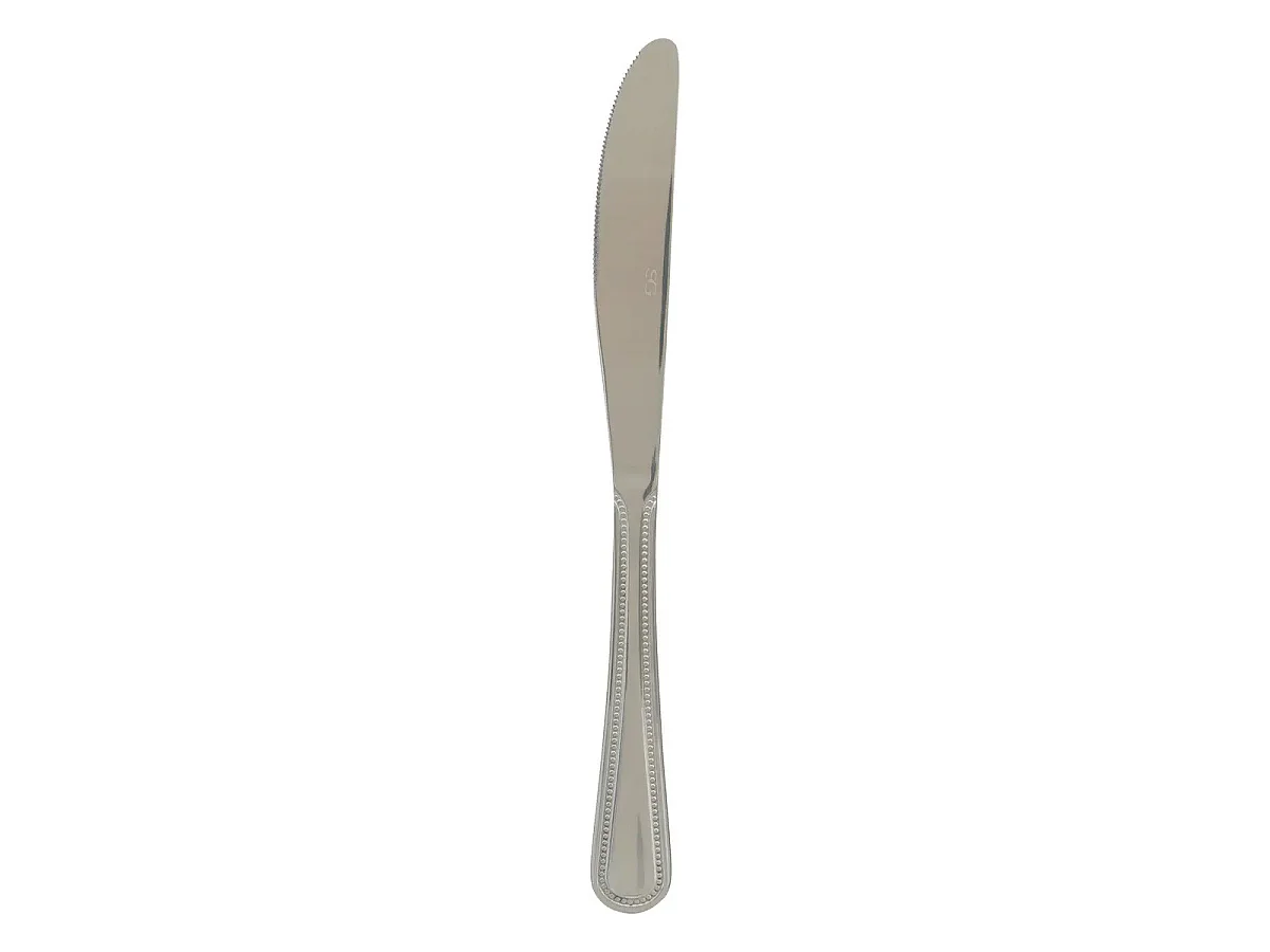 Ménagère 24 Pièces en Inox "Perle" 27cm Argent