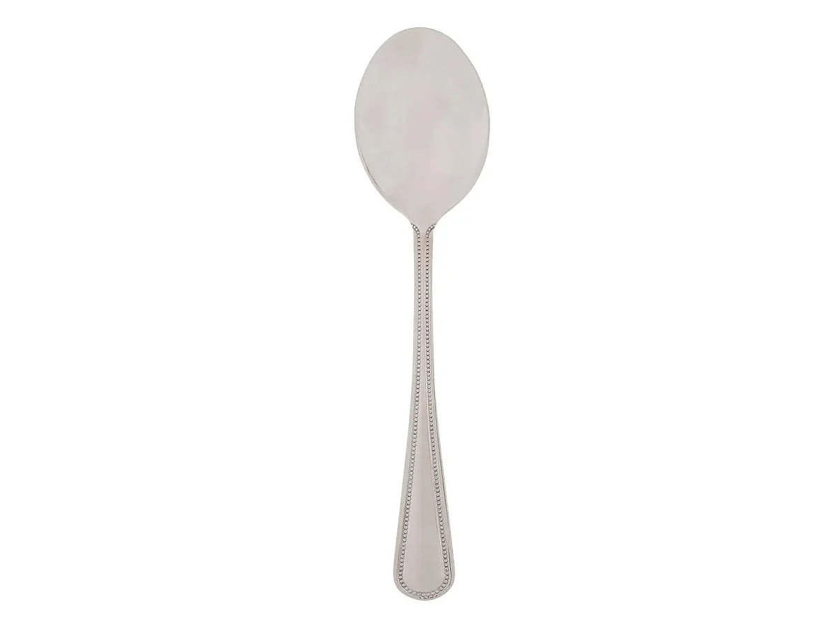 Ménagère 24 Pièces en Inox "Perle" 27cm Argent