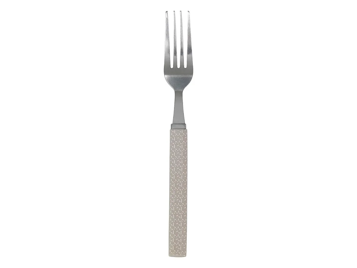 Ménagère 24 Pièces Avec Rack "Géo" 24cm Beige
