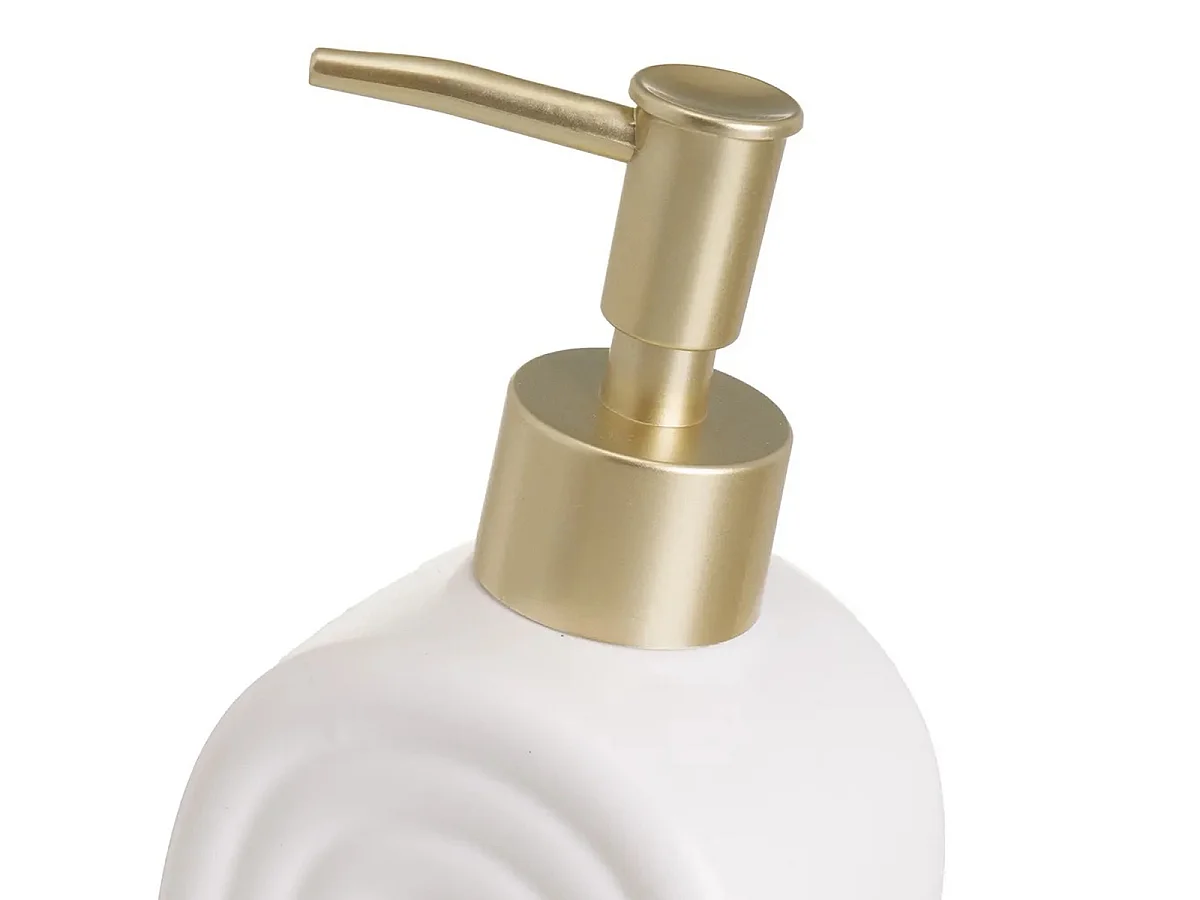 Set d'accessoires de salle de bain 3 pièces en céramique coloris blanc