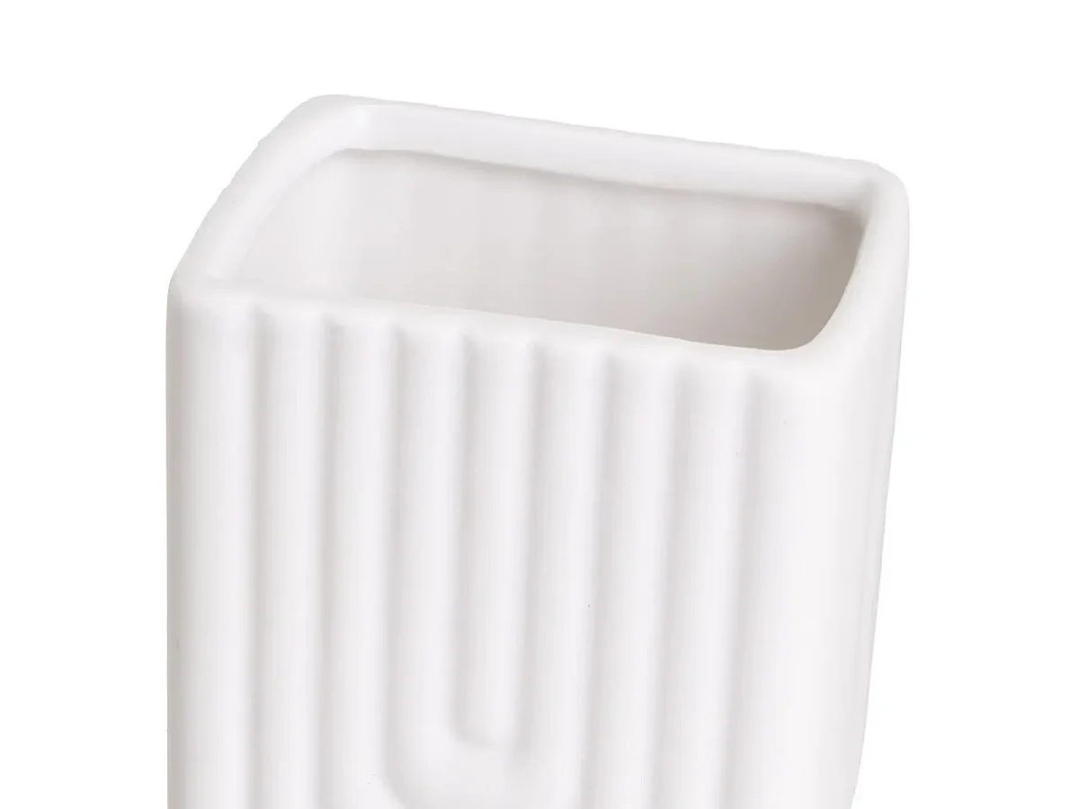 Set d'accessoires de salle de bain 3 pièces en céramique coloris blanc