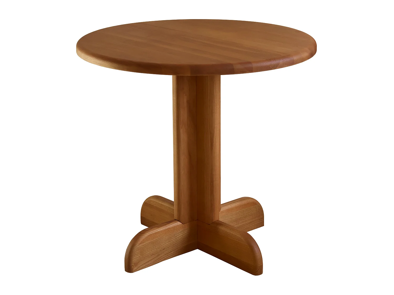 Table à manger ronde Dega Ø 70 cm, 2 personnes - Chêne | Bois de frêne massif