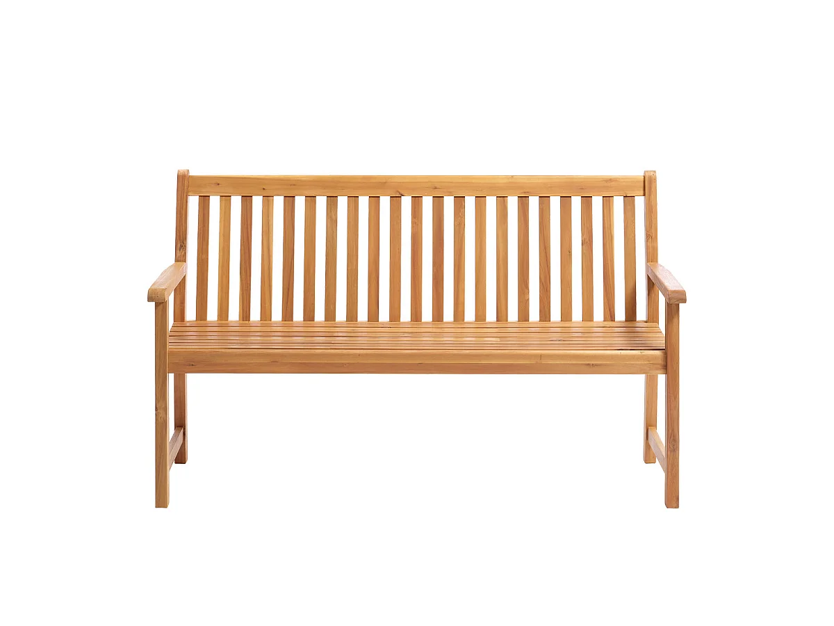 Banc de jardin en acacia massif 150 cm