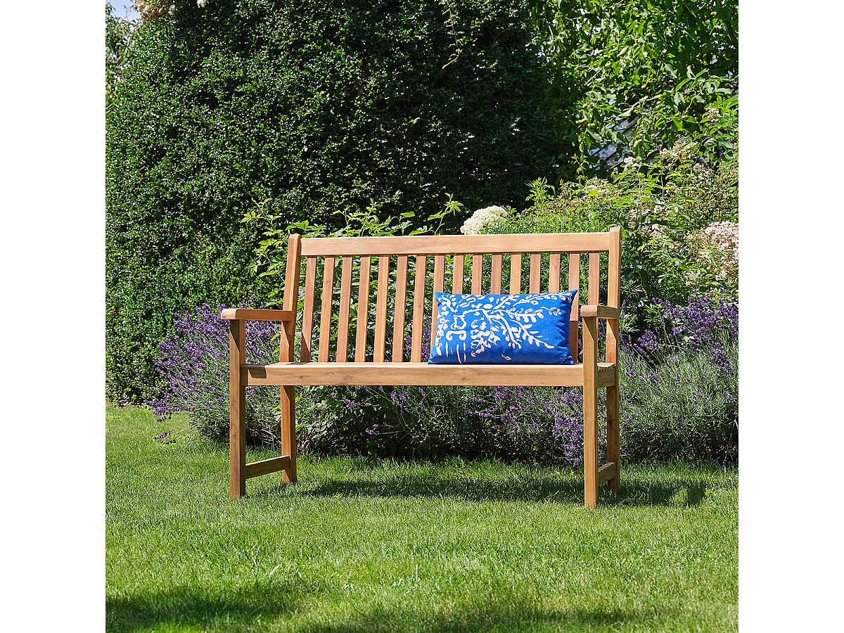 Banc de jardin en acacia massif 120 cm