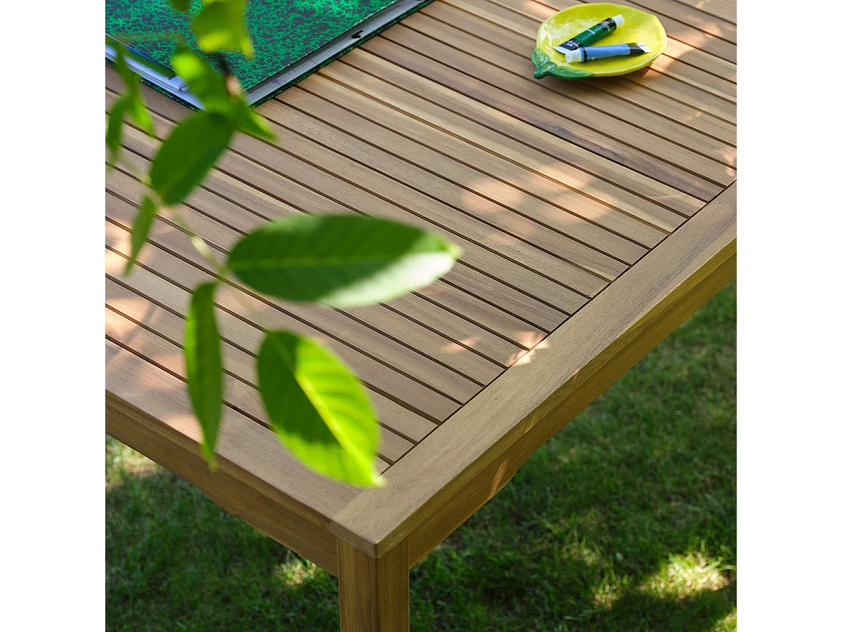 Set da giardino in legno di acacia per 4 persone