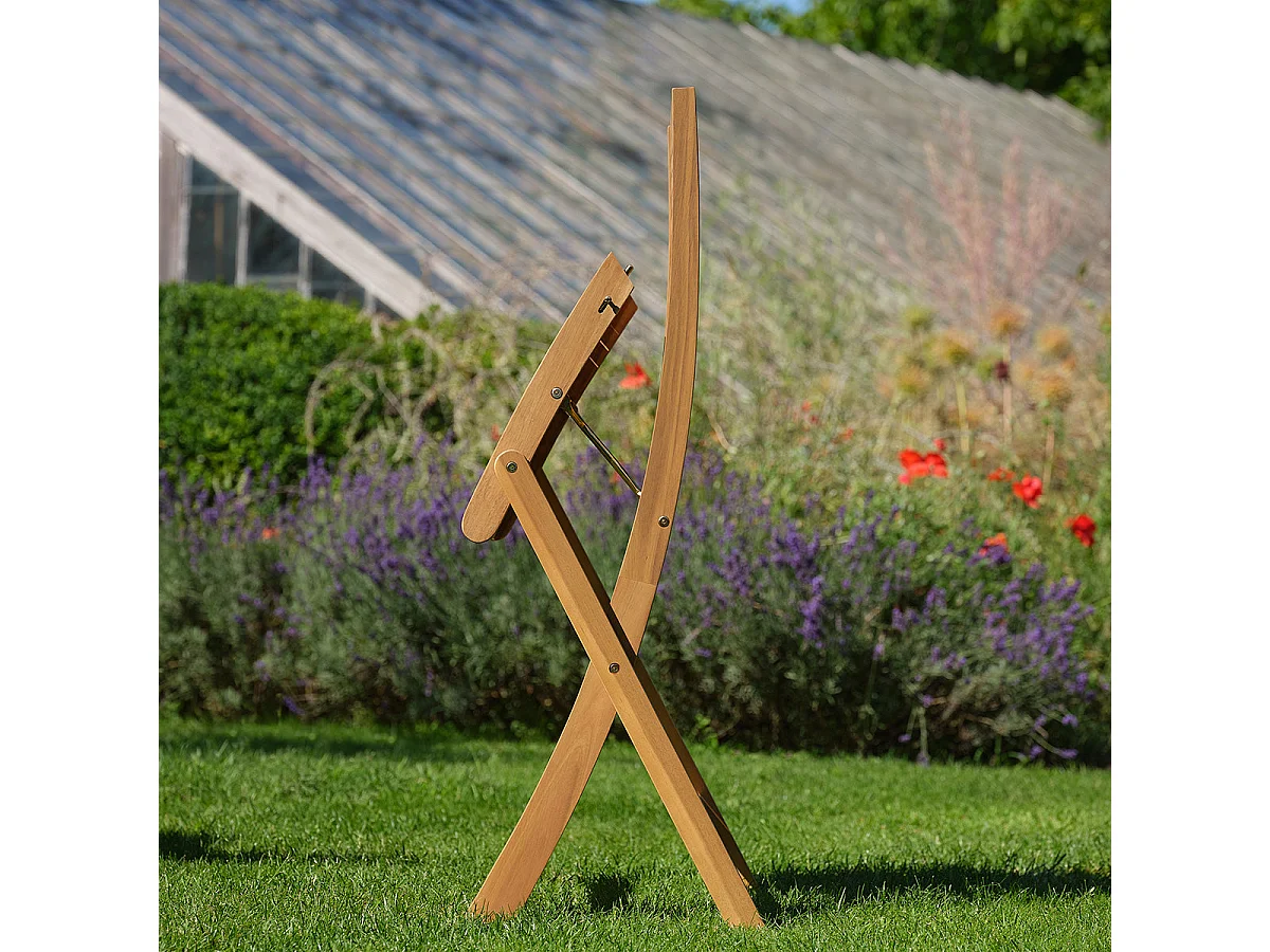 Set da giardino in legno di acacia per 4 persone
