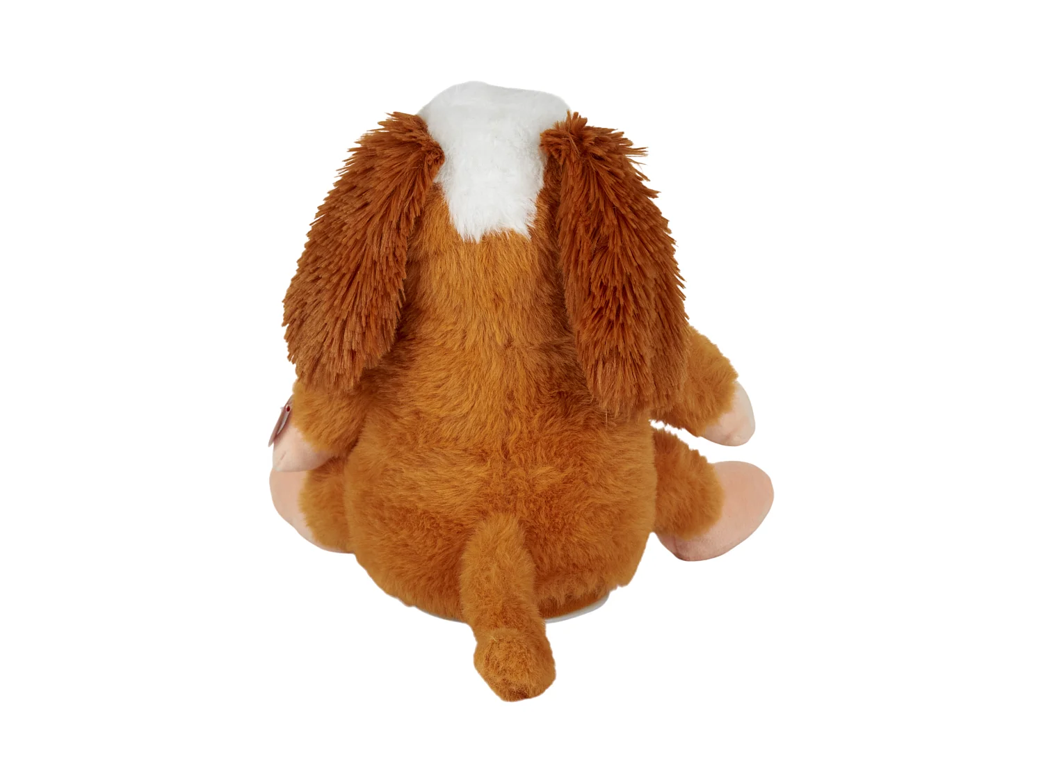 Peluche Animée Chien "Fou" 19cm Marron
