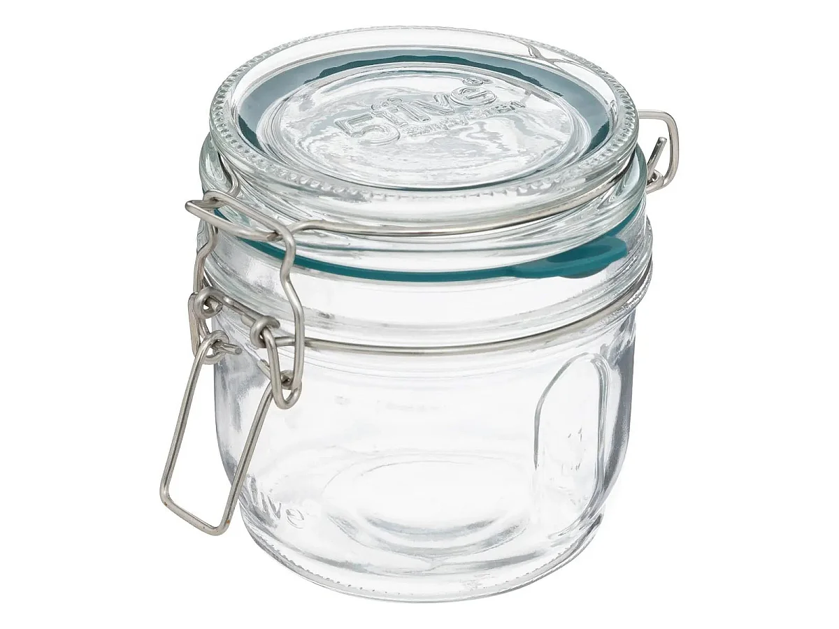 Lot de 3 Bocaux Terrines en Verre Gradué "Jarro" 0,325L Transparent