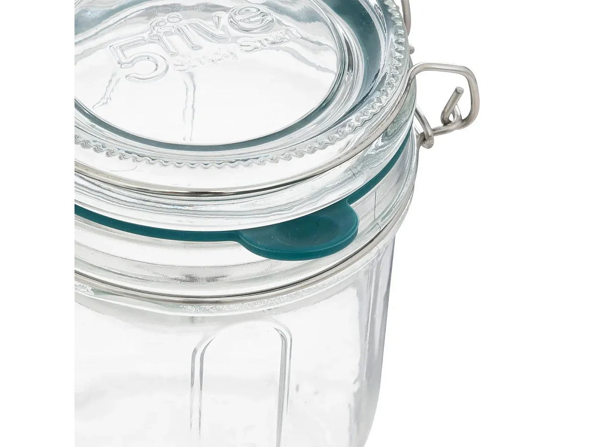 Lot de 3 Bocaux Terrines en Verre Gradué "Jarro" 0,325L Transparent