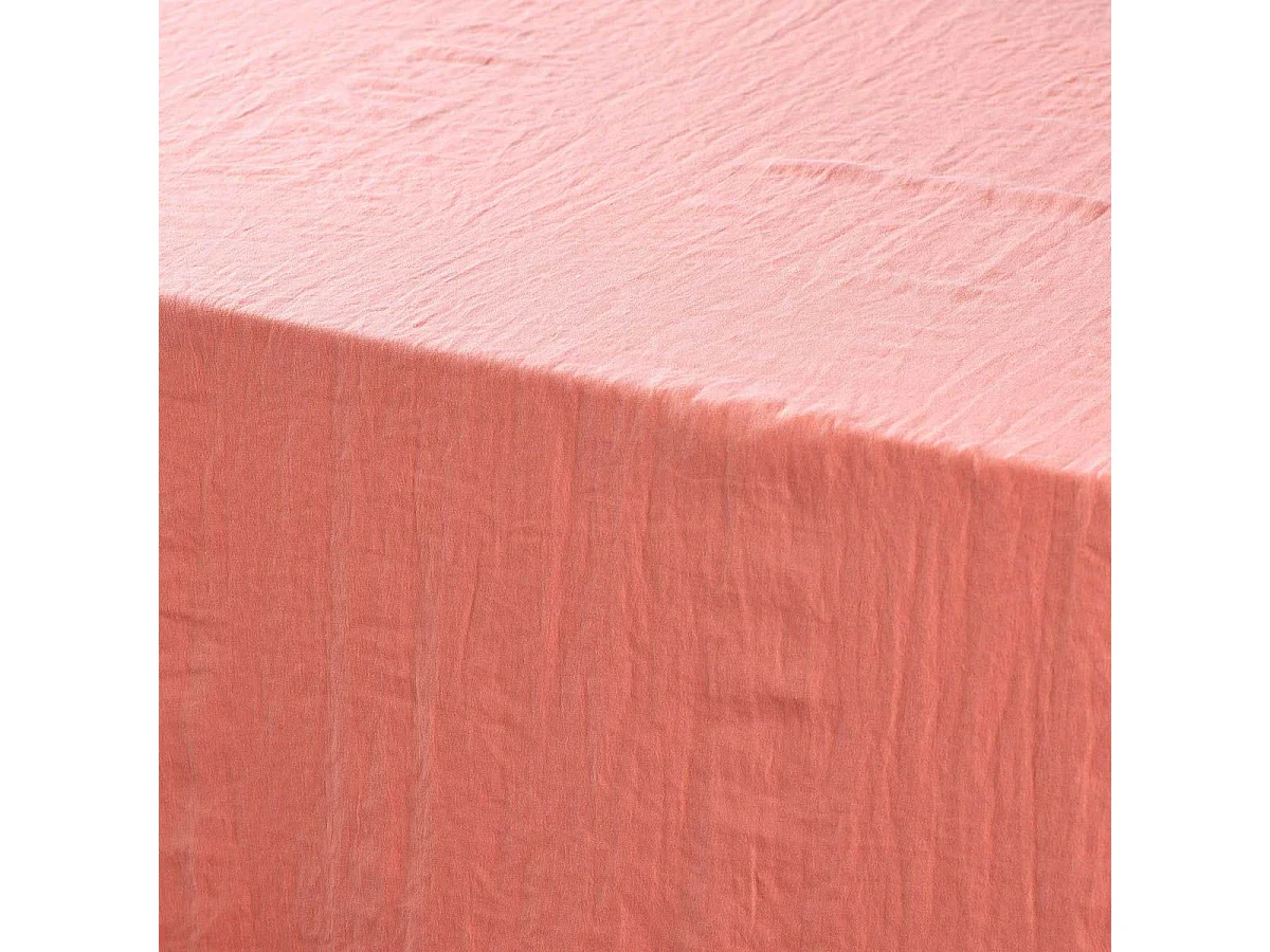Nappe Microfibre "Suzy" 140x240cm Corail