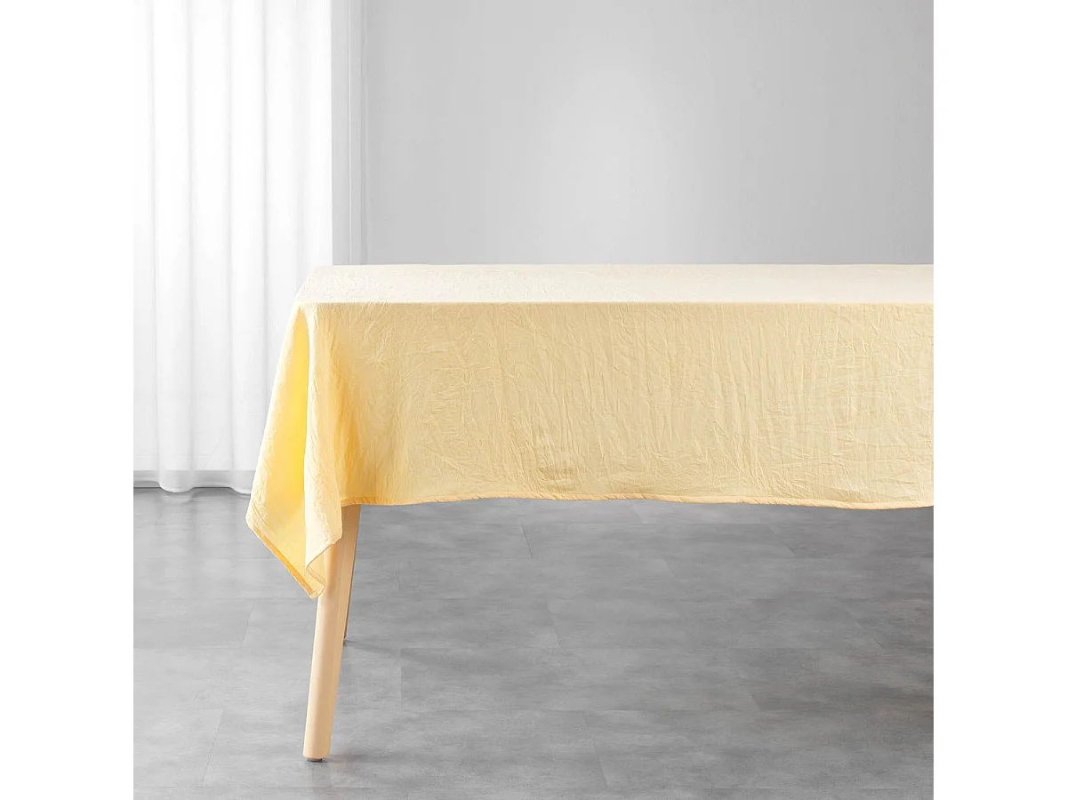 Nappe Microfibre "Suzy" 140x240cm Jaune