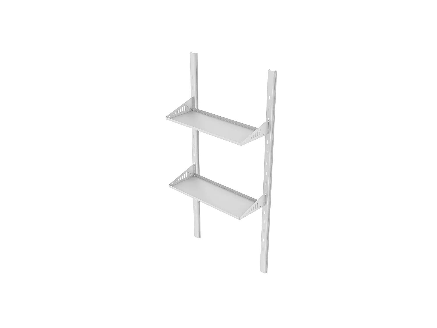 Armoire de rangement de jardin en acier galvanisé anthracite avec lot de 2 étagères 1,88 m³ - L133 x P94 x H151 cm - NORISA