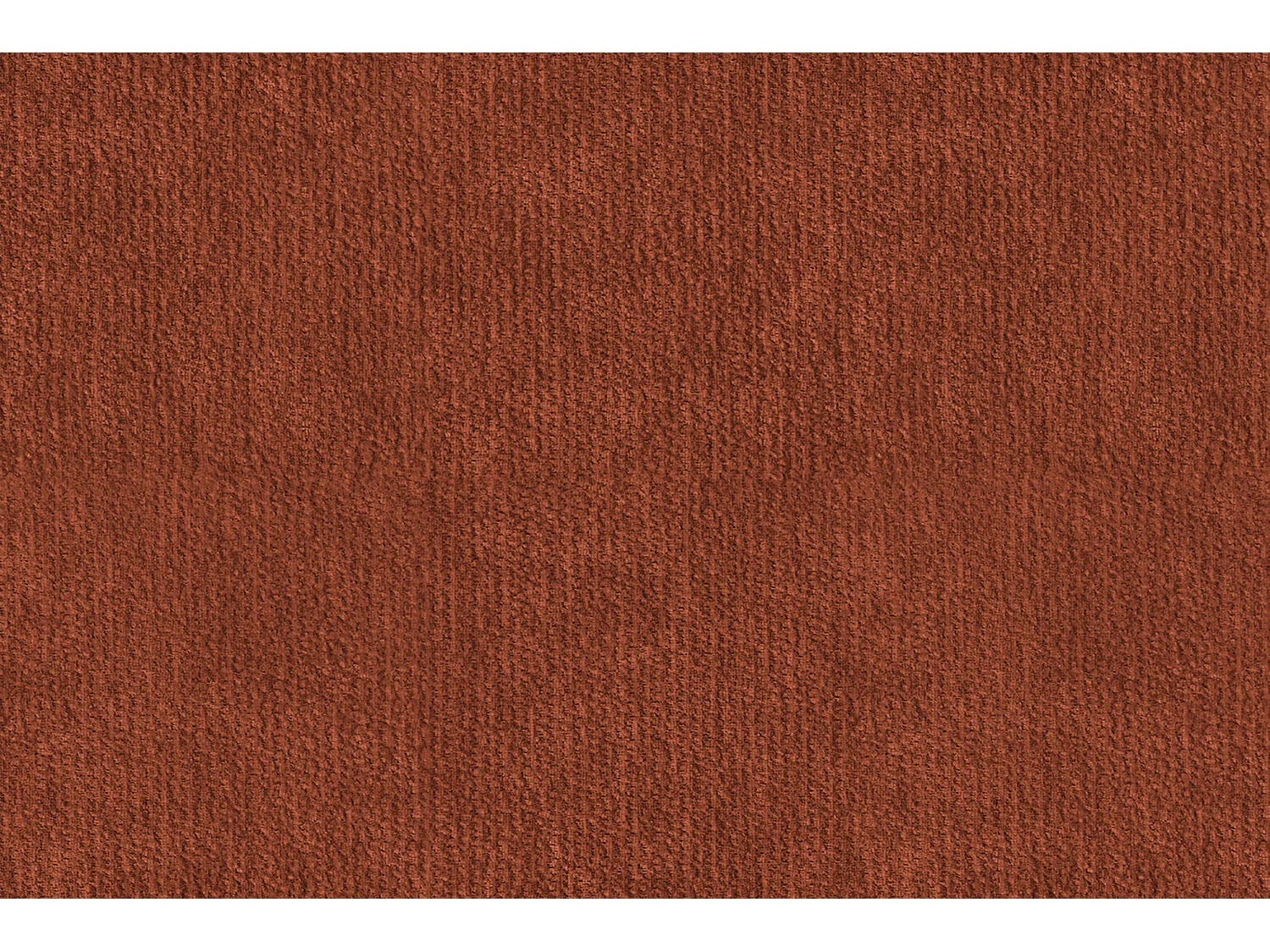 Sofa 2-Sitzer FEBE, rostroter Chenille-Stoff