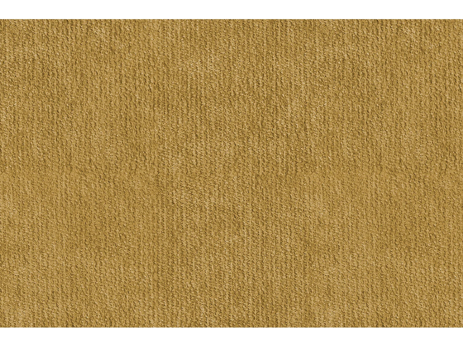 Ecksofa 4-Sitzer rechts FEBE, safranfarbener Chenille-Stoff