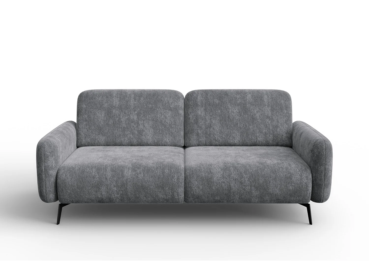 Sofa 3-Sitzer FEBE, grauer Chenille-Stoff