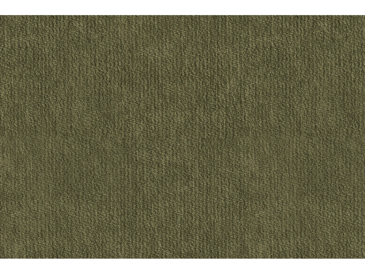 Ecksofa 4-Sitzer rechts FEBE, olivgrüner Chenille-Stoff