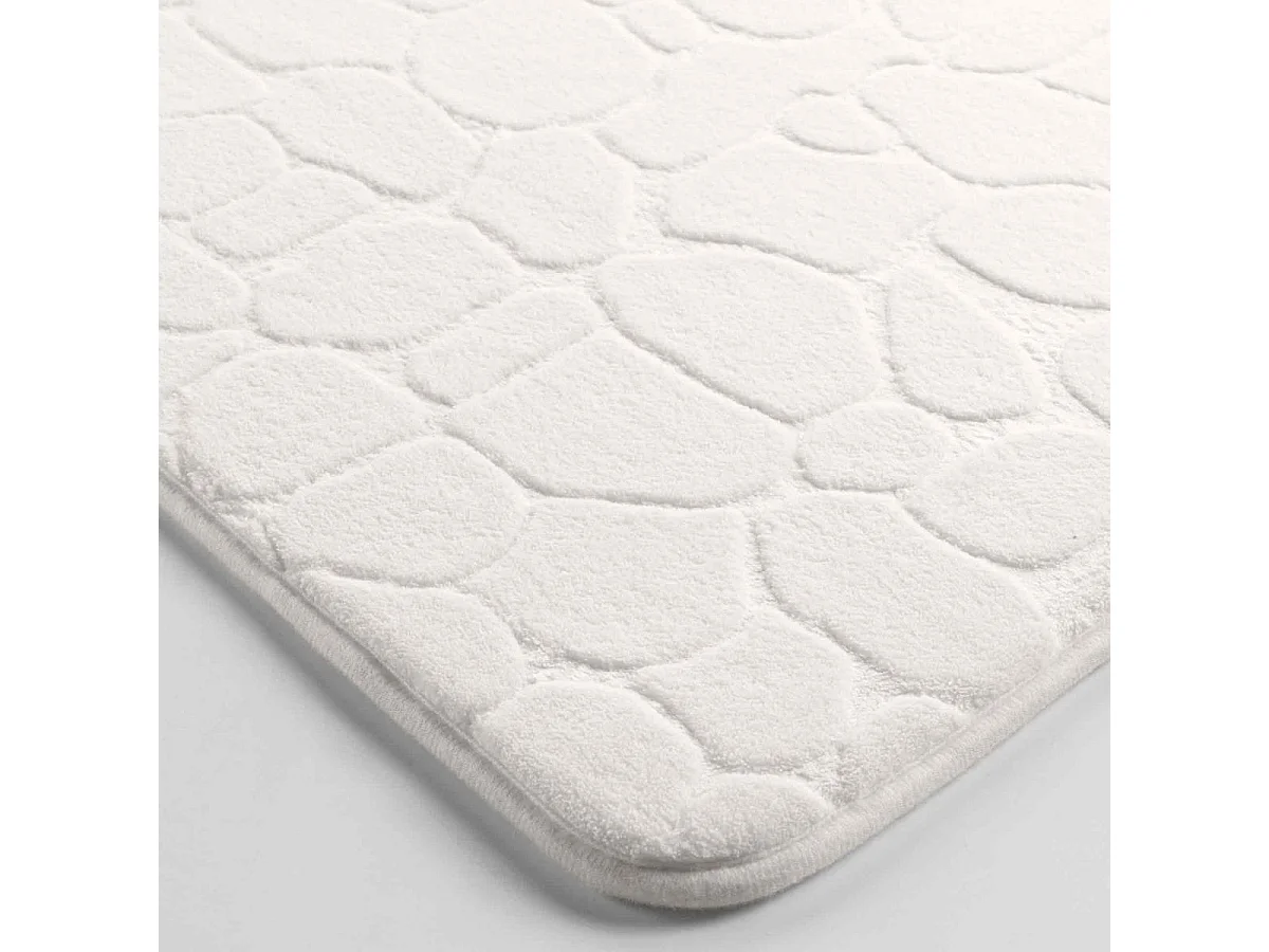 Tapis de Bain "Ricochet" 50x120cm Blanc