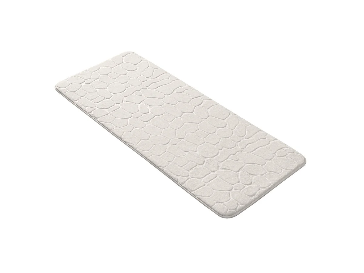 Tapis de Bain "Ricochet" 50x120cm Blanc