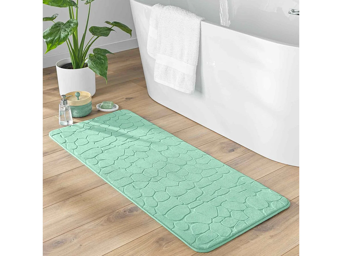 Tapis de Bain "Ricochet" 50x120cm Tilleul