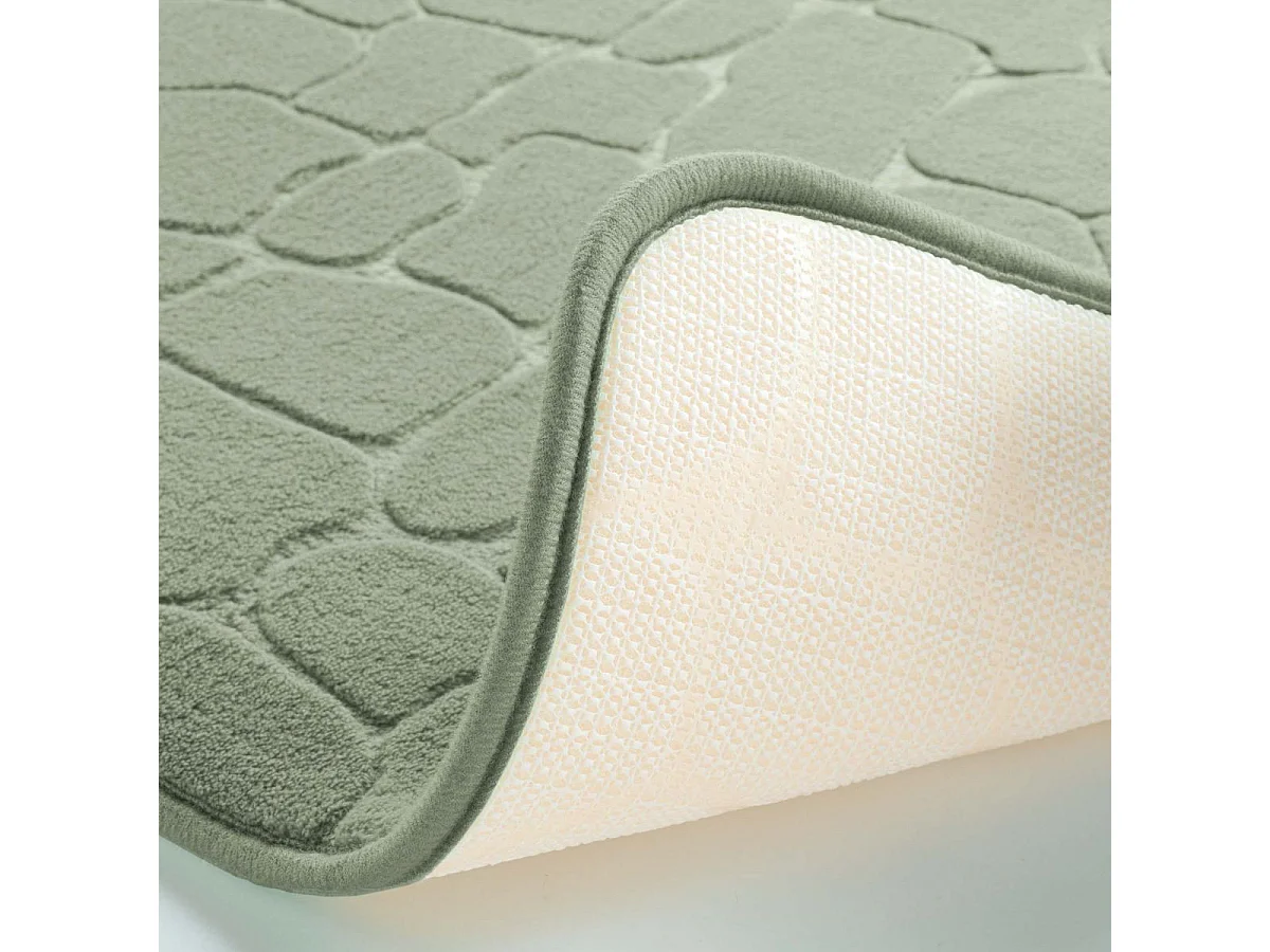 Tapis de Bain "Ricochet" 50x120cm Sauge