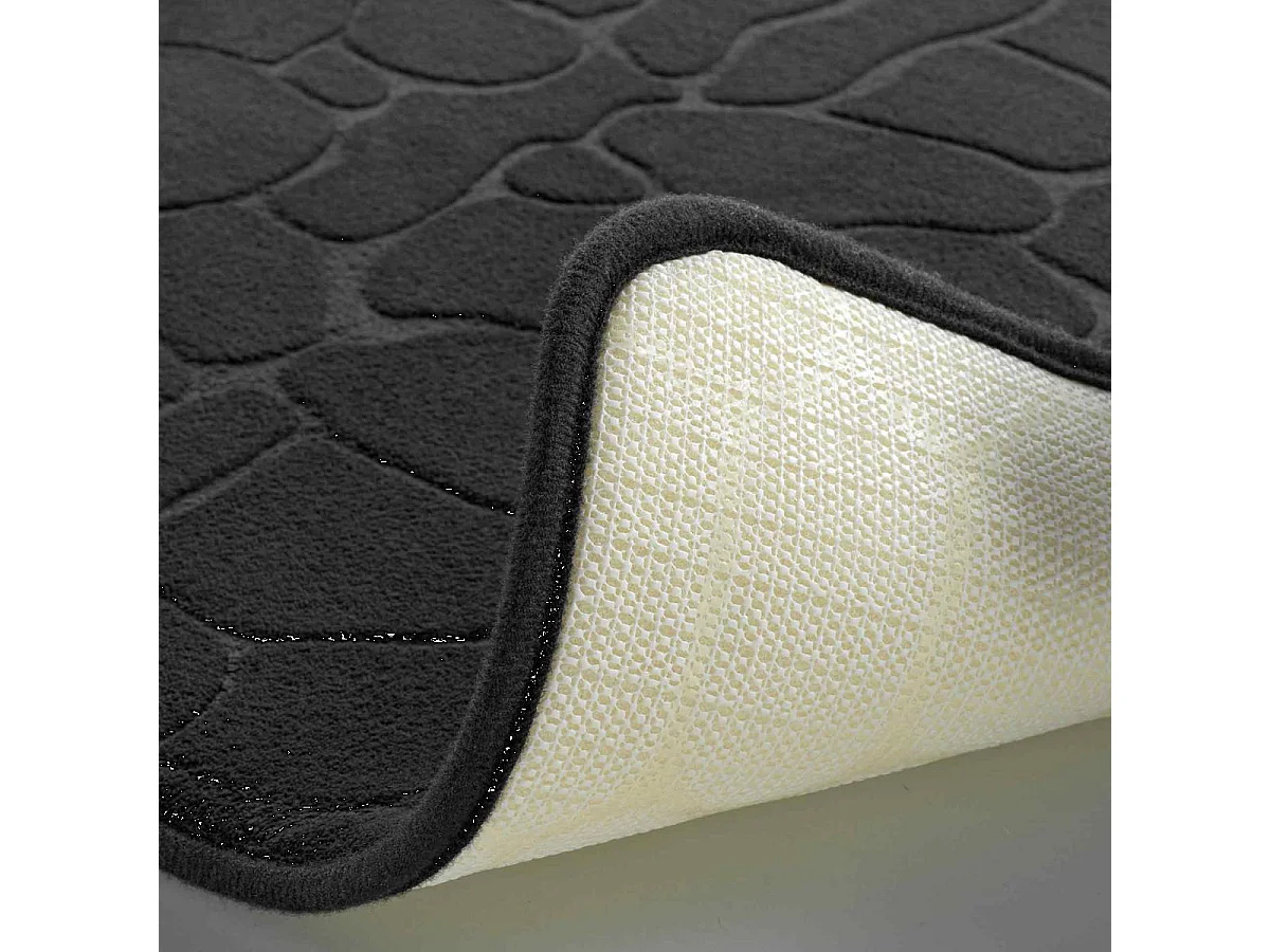 Tapis de Bain "Ricochet" 50x120cm Noir
