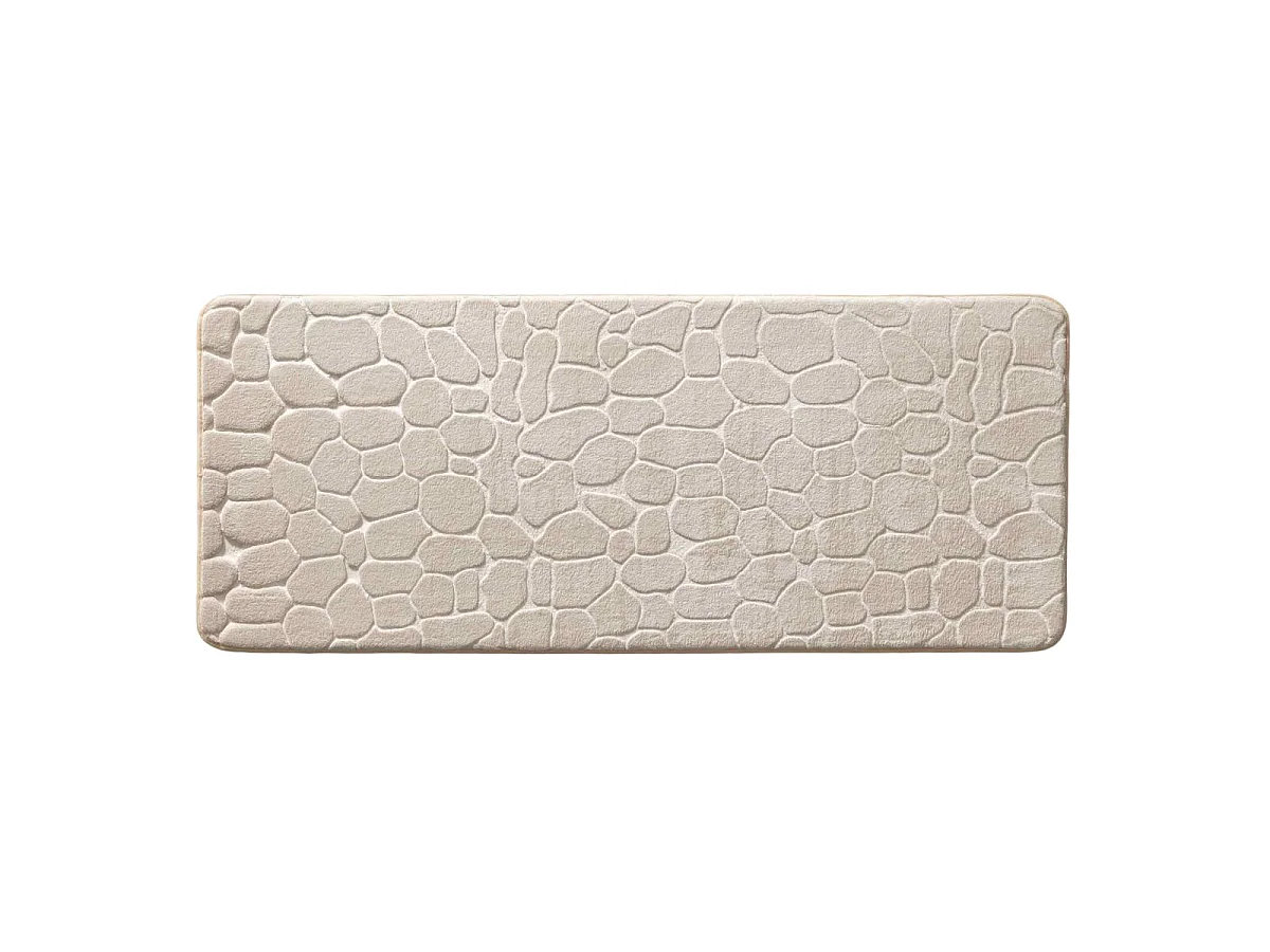 Tapis de Bain "Ricochet" 50x120cm Taupe