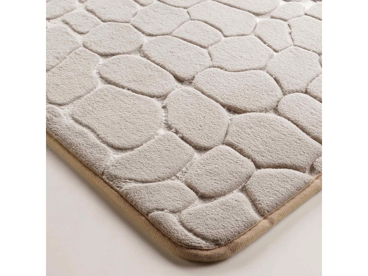 Tapis de Bain "Ricochet" 50x120cm Taupe