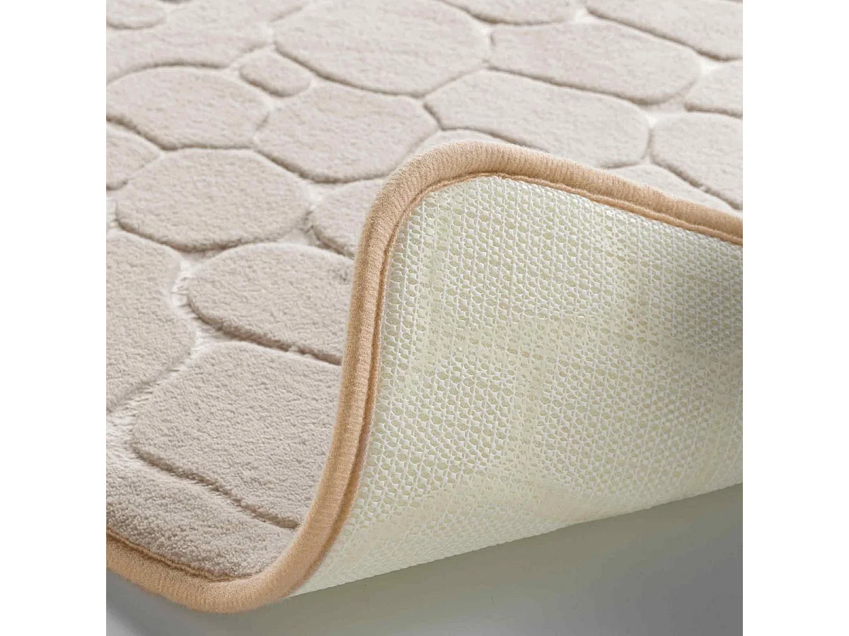 Tapis de Bain "Ricochet" 50x120cm Taupe