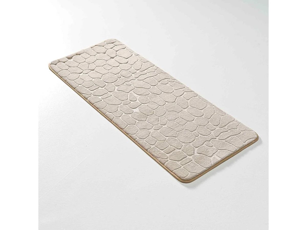 Tapis de Bain "Ricochet" 50x120cm Taupe