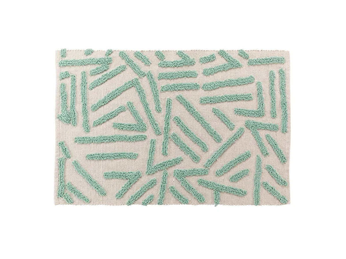 Tapis Déco Tufté "Athena" 60x90cm Sauge