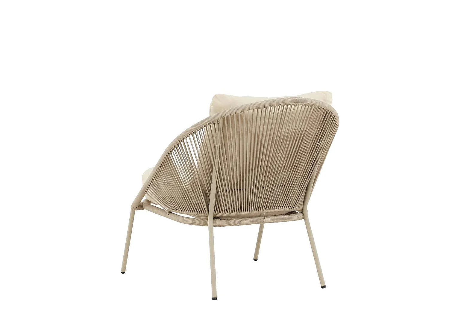 Fauteuil de Jardin Lounge "Lindos" 77cm Beige