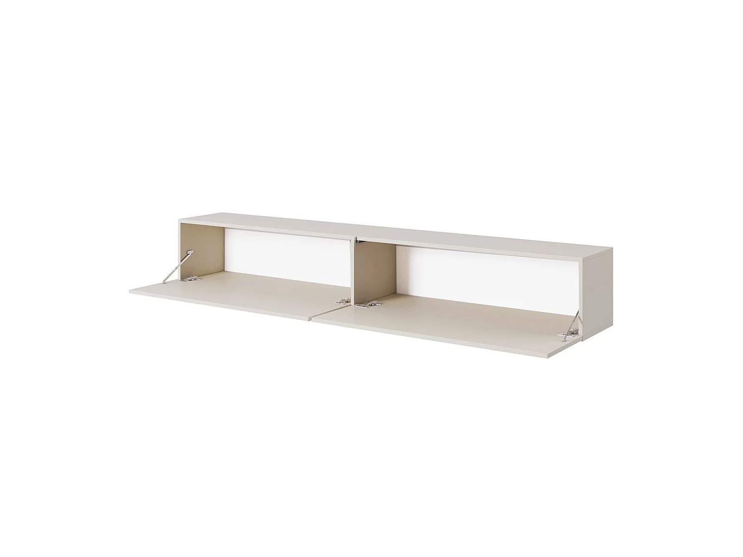 Mobile TV - 200 cm - taupe (grigio-beige) - BISIRA