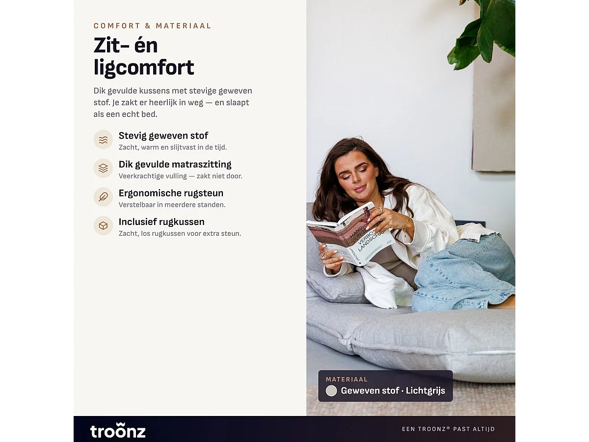 Troonz Slaapstoel Lodi Light