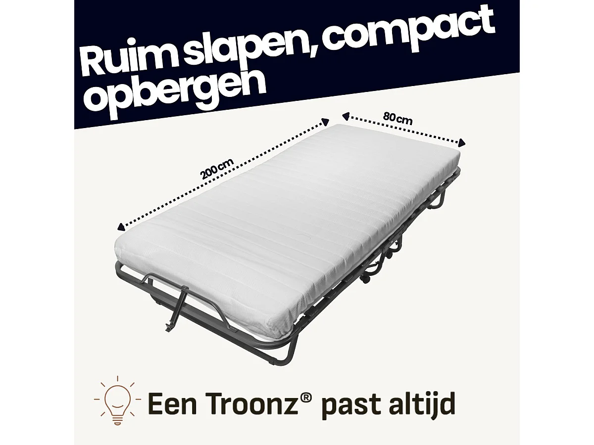 Troonz Opklapbed Verona 80x200