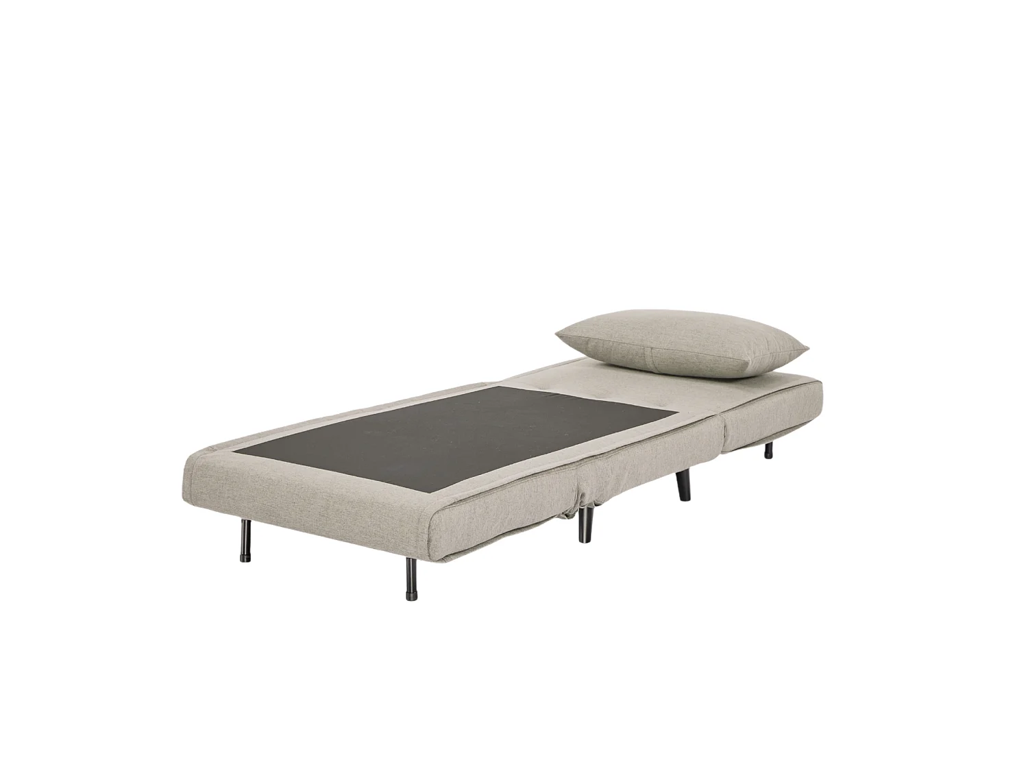 Troonz Lucca Leichter Schlafsessel - Verwandlbares Einzelbett - Grau - 80x200 cm oder 100x200 cm