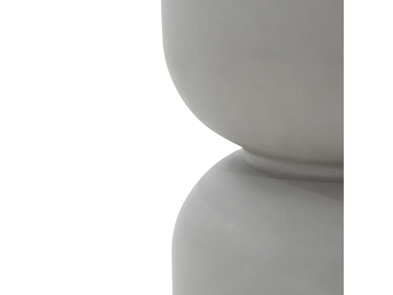 Table d'appoint en béton fibré  45 x 45 x 51 cm