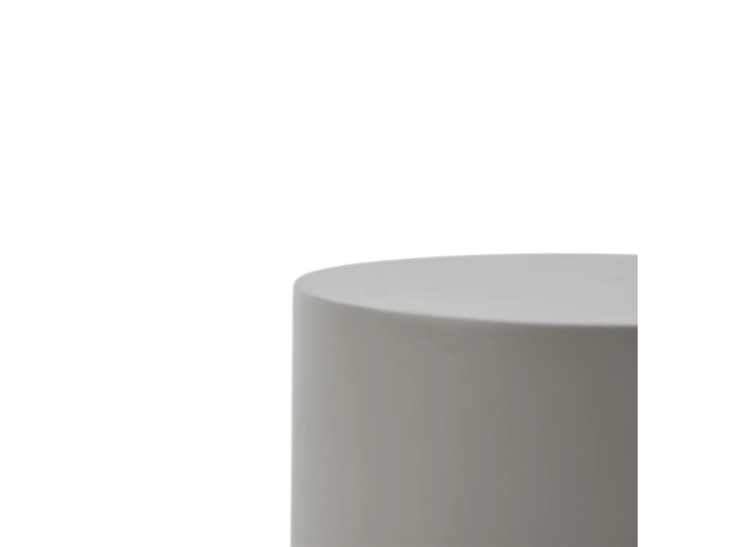 Table d'appoint en béton fibré  45 x 45 x 51 cm