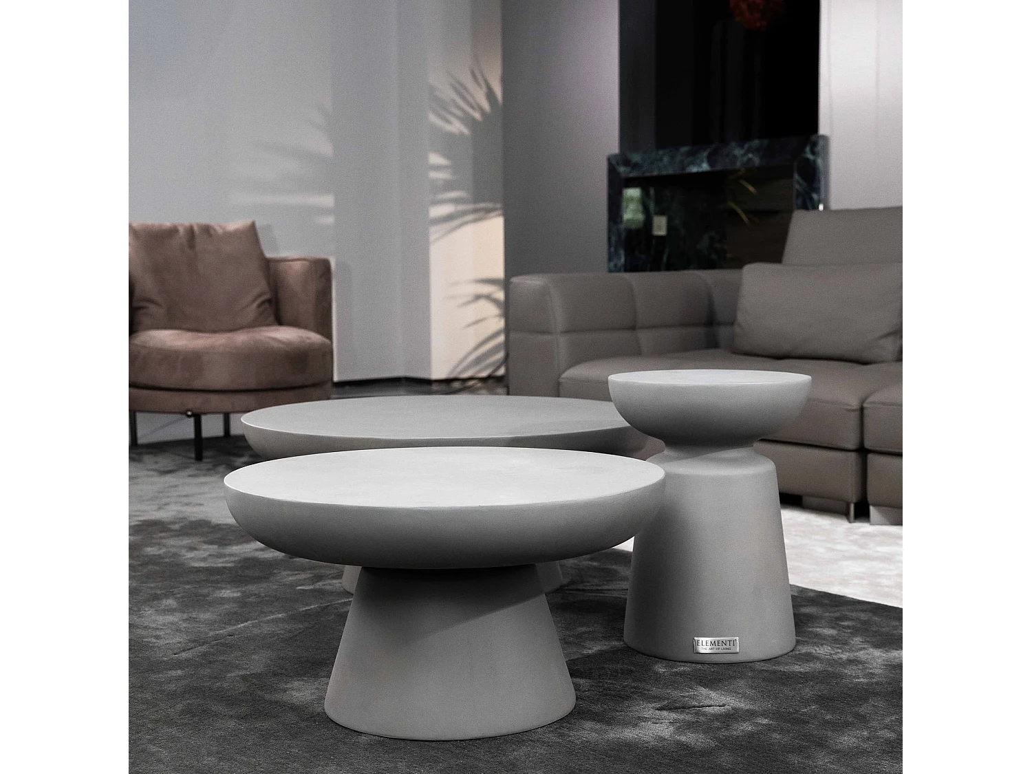 ELEMENTI KYLIX Salontafel 86x86x35.6