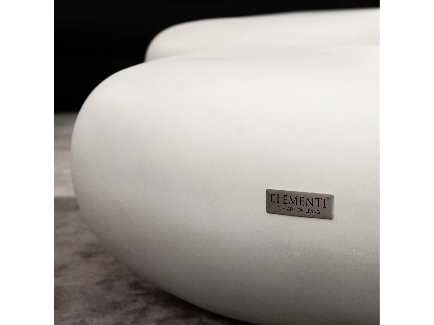 Salontafel van beton 99 x 71 x 32 cm