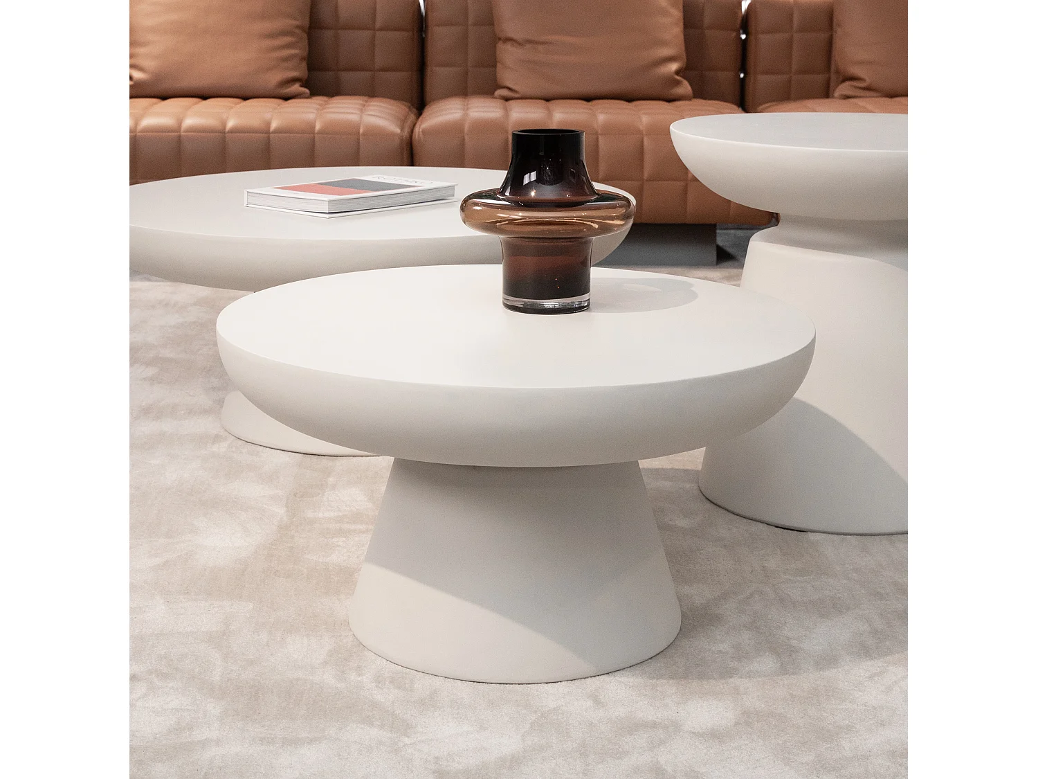 Table basse en béton fibré  66 x 66 x 35 cm