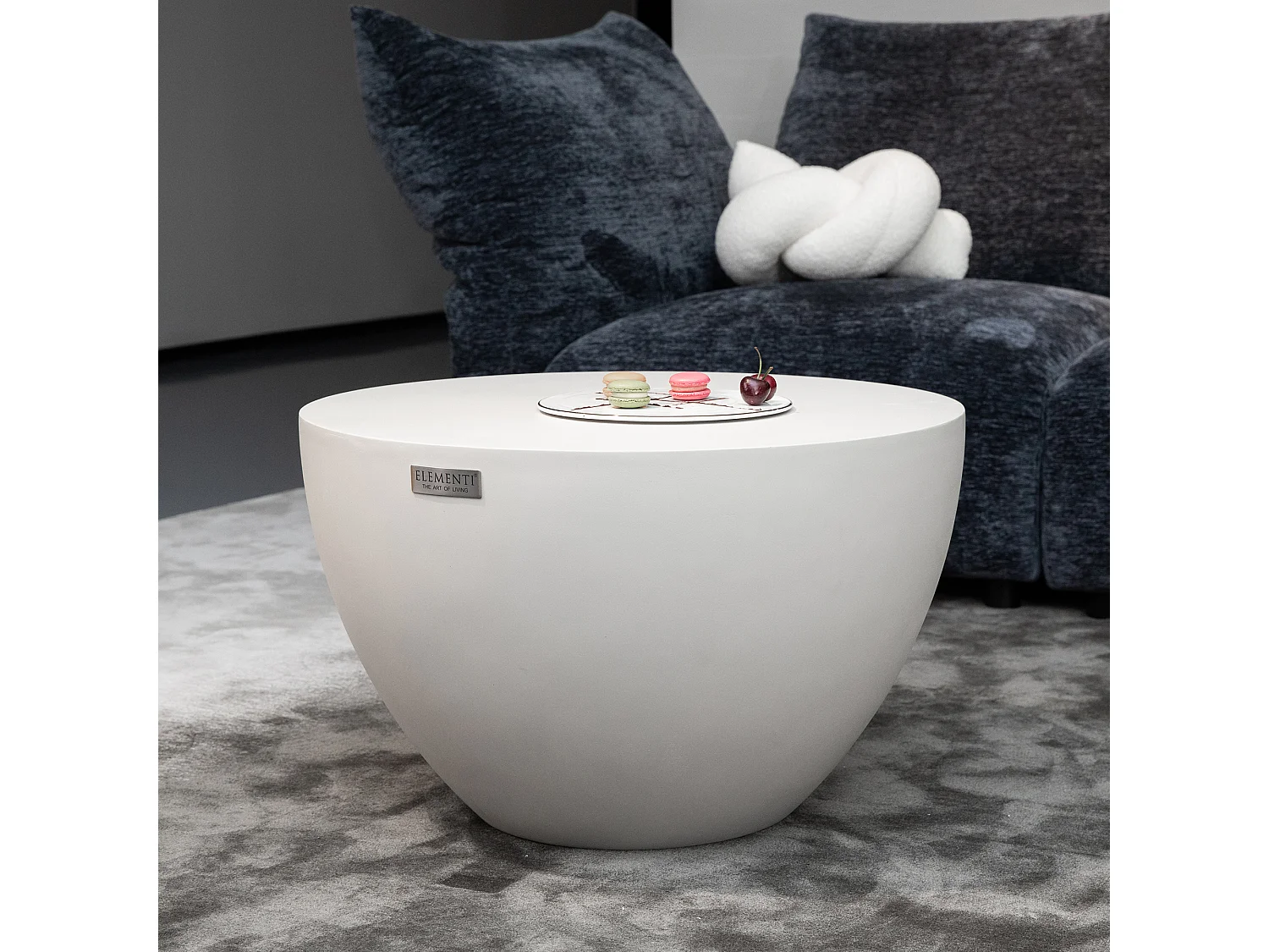 Table basse en béton fibré  66 x 66 x 41 cm