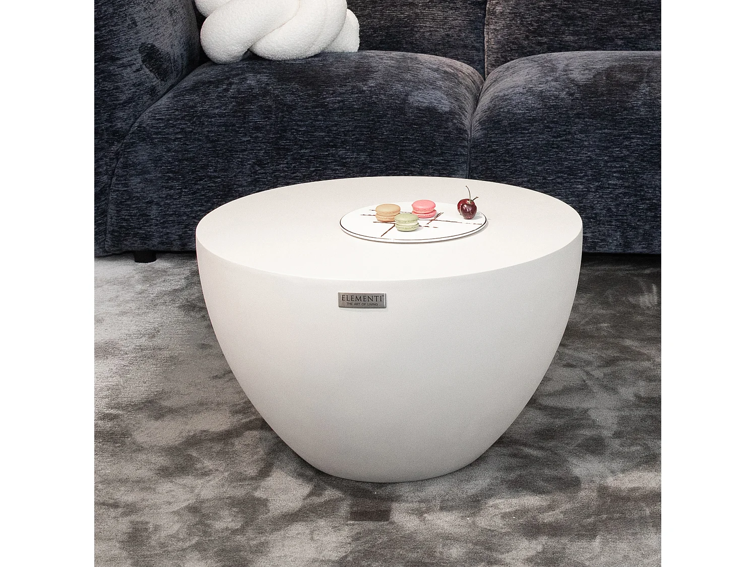 Table basse en béton fibré  66 x 66 x 41 cm