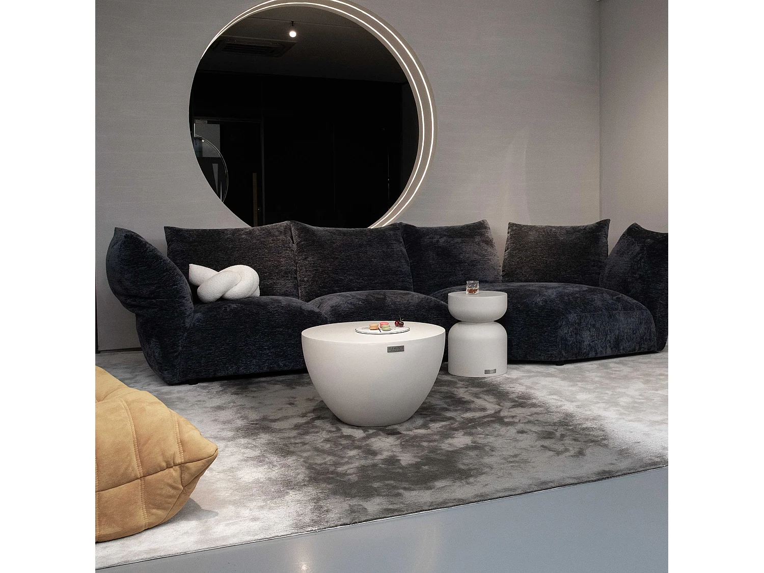 Table basse en béton fibré  66 x 66 x 41 cm